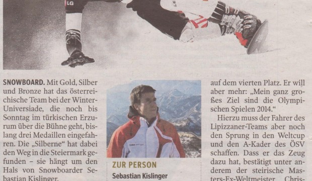Kleine Zeitung (Steirer Sport) vom 5.2.2011